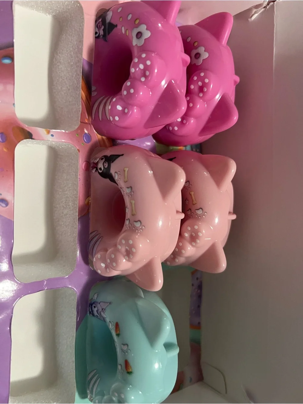Cute Kuromi Lip Balm - Pink, Hot Pink, Mint